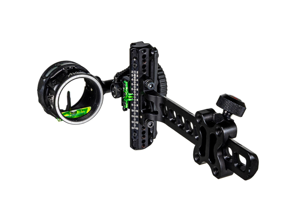 Axcel Driver Plus Slider Sight w/AVX-41 Scope Stealth BH .010 Green Fiber Single Pin Right Hand 1502902