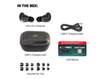 AXIL XCOR Pro II Ear Plugs NRR 24dB Foam / 11 dB Silicone Tips Black Adjustable XCOR-PRO-II