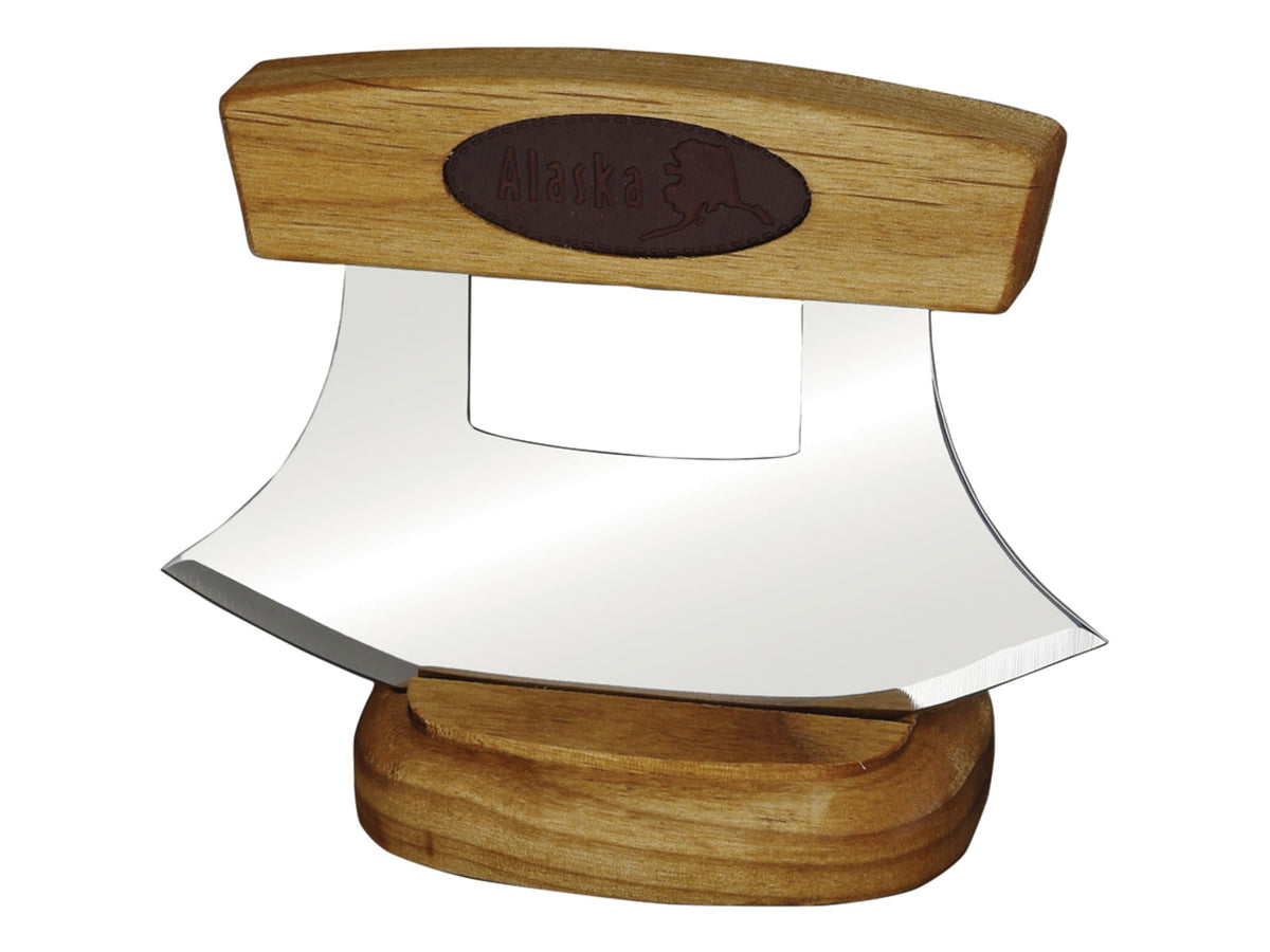 B Merry Ulu BirchwoLeather Inlay 5.75 in Kitchen Knife UBL26