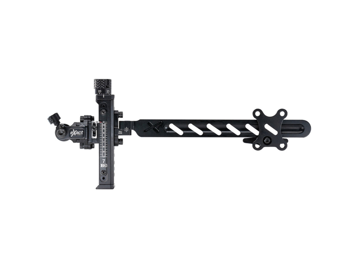 B3 Archery Exact Target Q2 Bow Sight Left Hand Black EXCT-TGQ2-LH