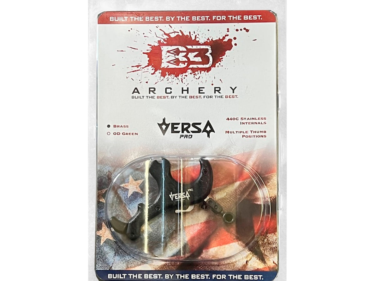 B3 Archery Versa Pro Pack Mini Release 3 Finger Brass/Black 1502856