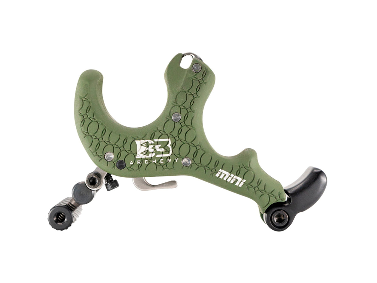 B3 Archery Versa Pro Pack Mini Release 3 Finger OD Green