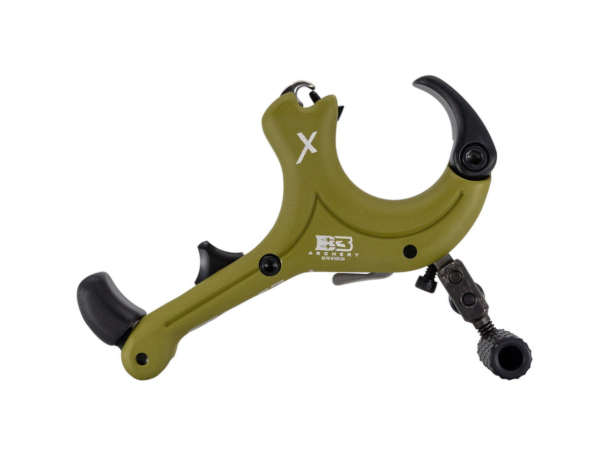 B3 Archery Flo X Release OD Green FLOX-OD