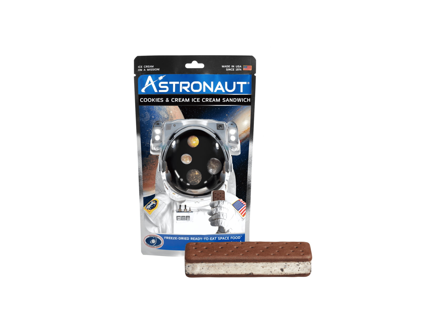 Backpacker's Pantry Astro Cookies & Cream Ice Cream Sandwich 1 Serving Natural 1.1 oz