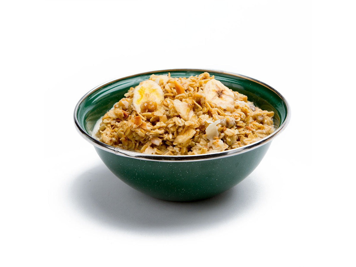 Backpackers Pantry Granola with Bananas Almonds and Milk 1 Serving 101018