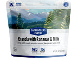 Backpackers Pantry Granola with Bananas Almonds and Milk 1 Serving 101018