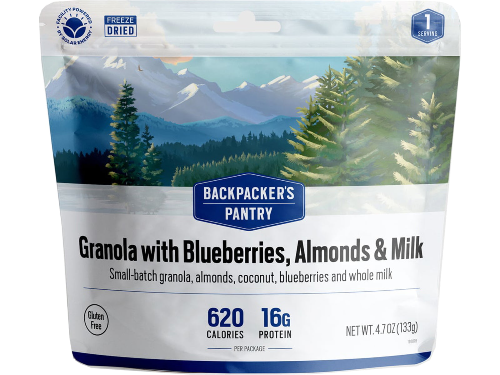 Backpackers Pantry Granola with Milk and Blueberries - 1 Serving