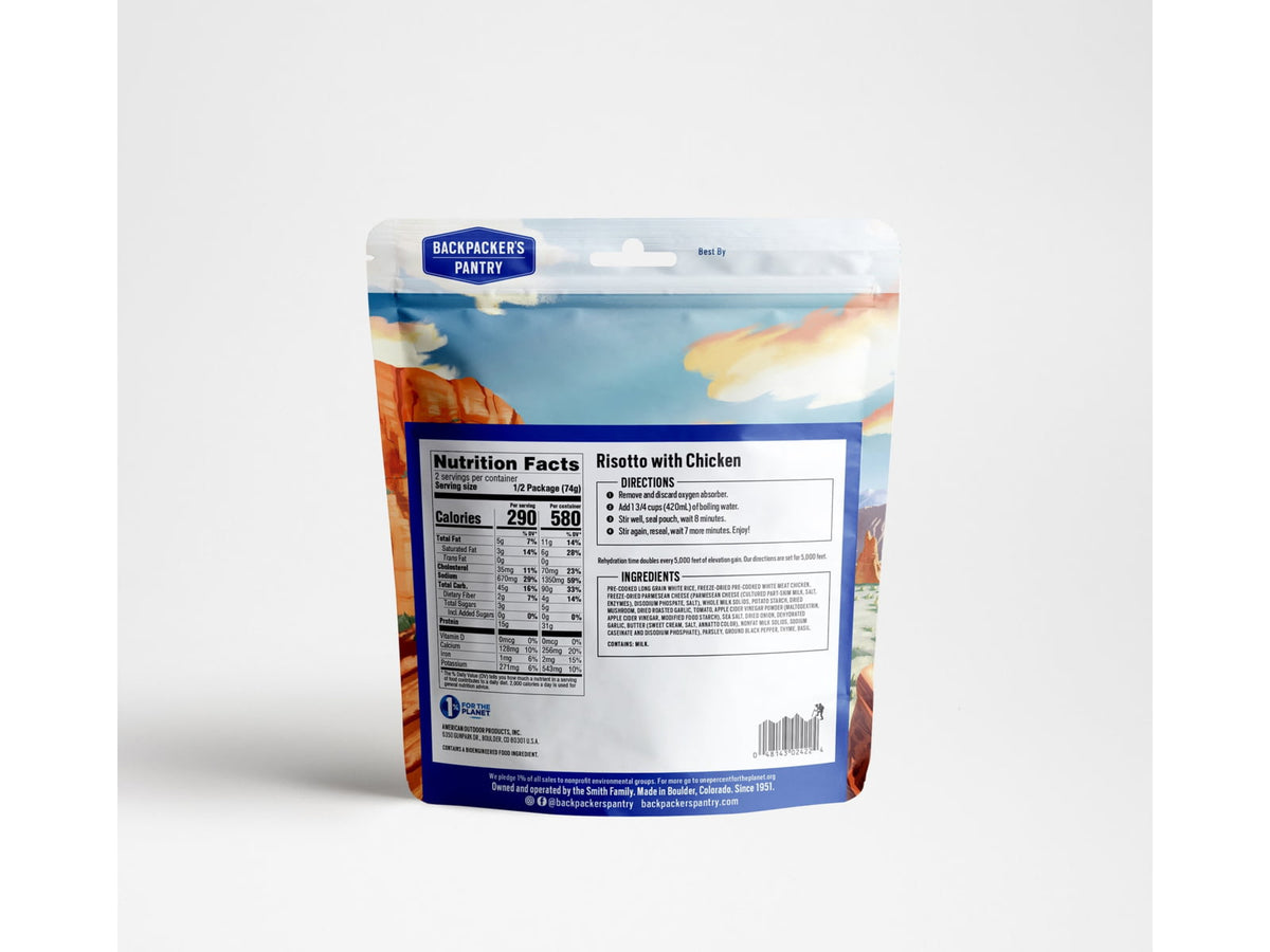 Backpacker's Pantry Risotto w/ Chicken - 2 Servings