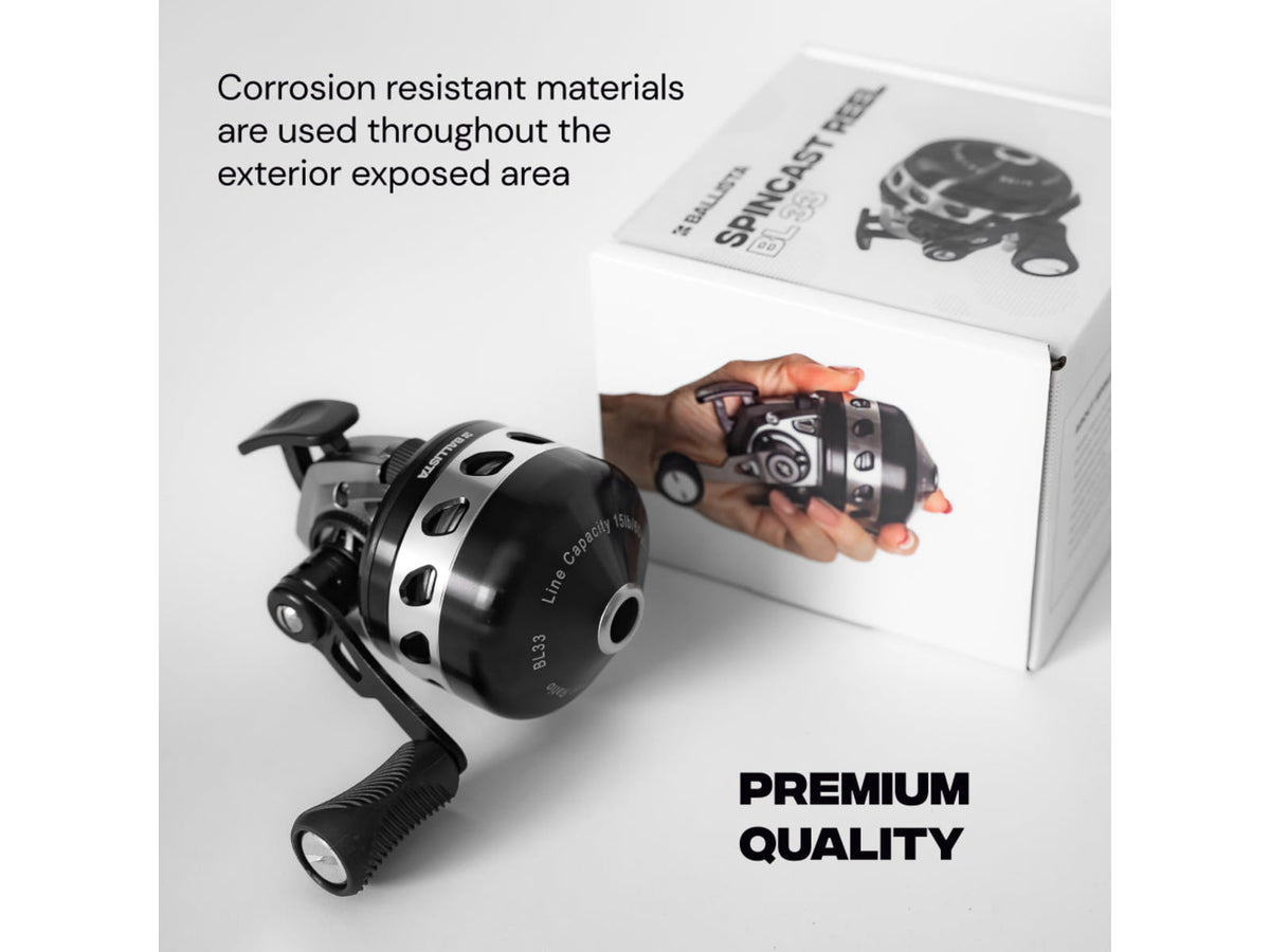 Ballista BL33 Spincast Reel 3.6x1 6+1 Ambidextrous BAL-RE-02