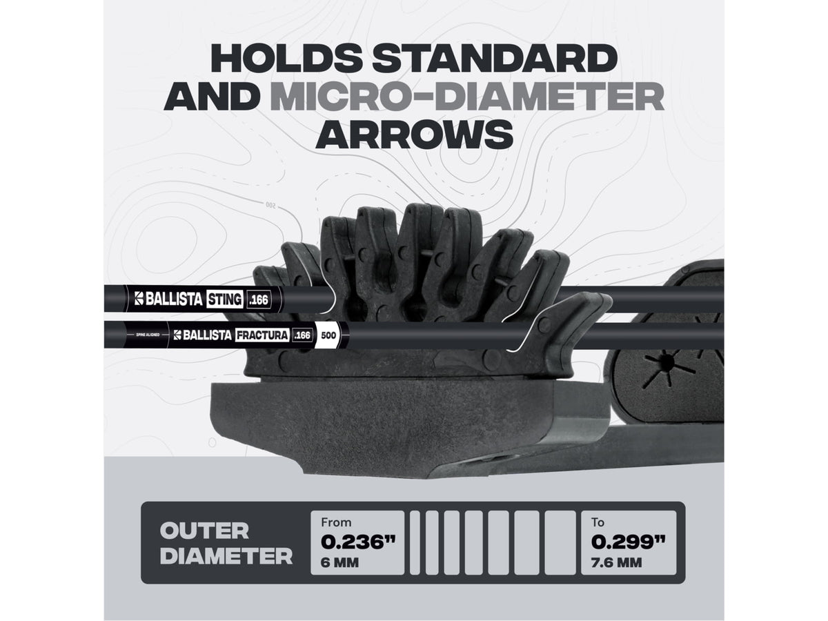 Ballista Bows Compact 5-Arrow Quiver Universal BAL-AC-19