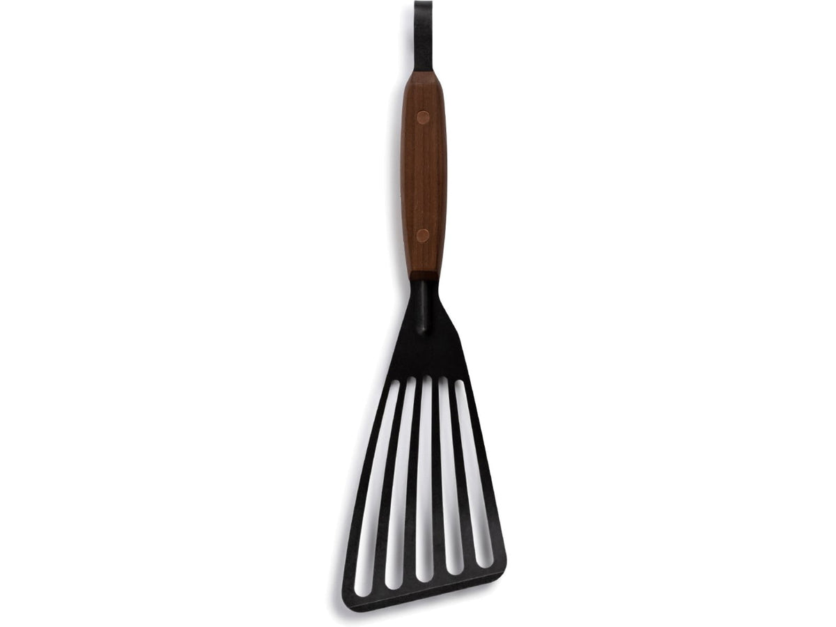 Barebones Cowboy Grill Fish Spatula Stainless Steel Natural Walnut CKW-467
