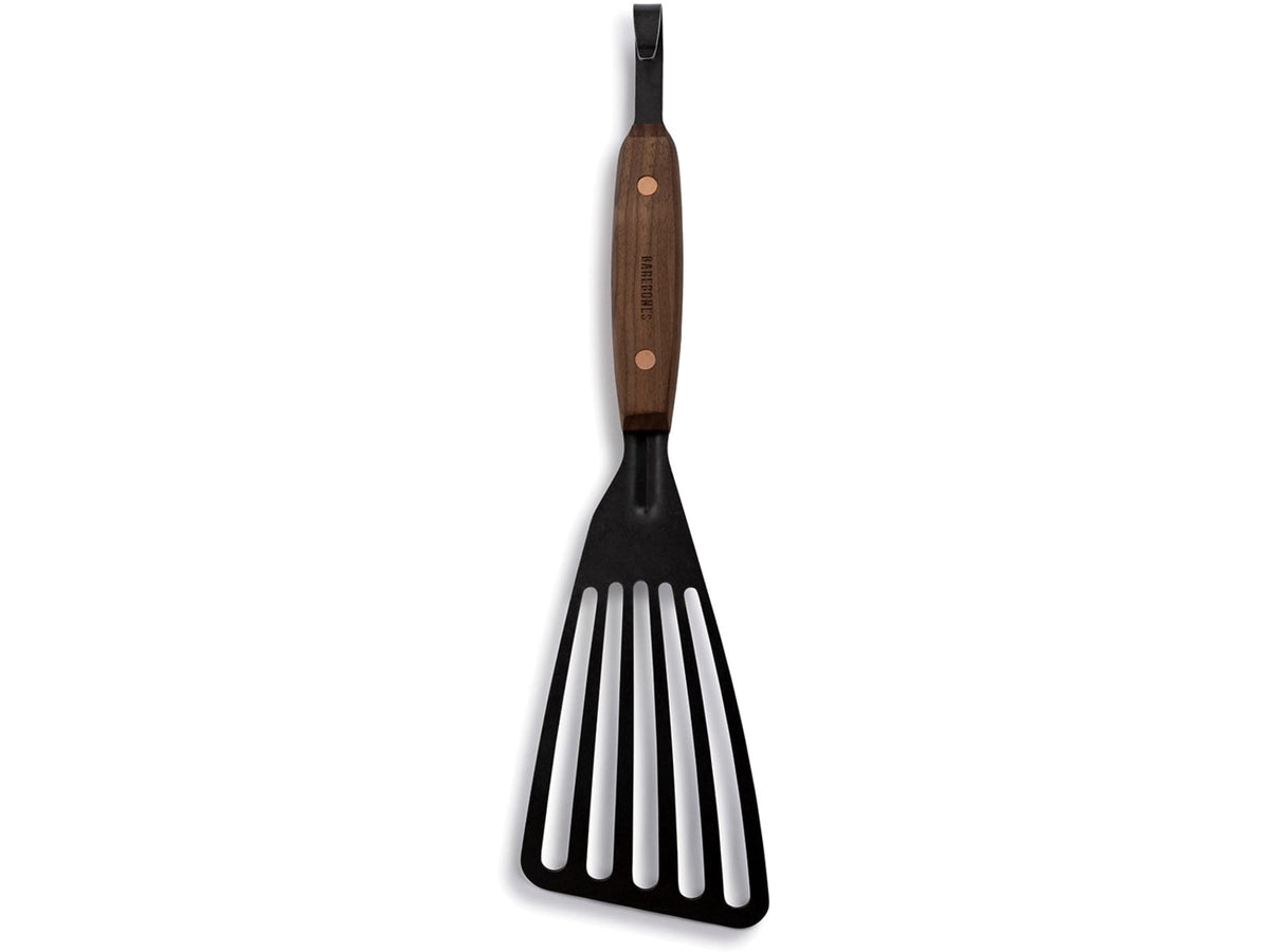 Barebones Cowboy Grill Fish Spatula Stainless Steel Natural Walnut CKW-467