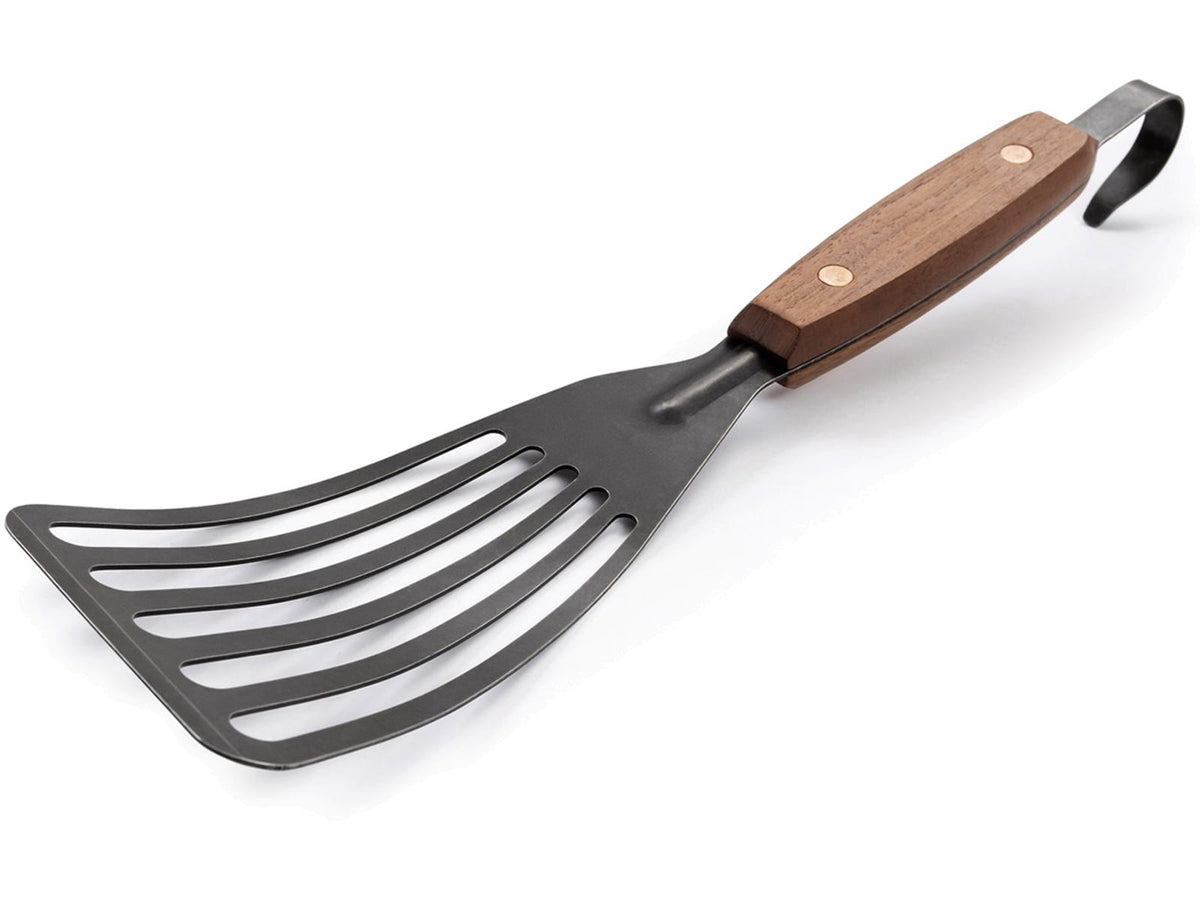 Barebones Cowboy Grill Fish Spatula Stainless Steel Natural Walnut CKW-467