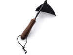 Barebones Triangle Hoe Heat-Treated 2Cr13 Stainless Steel Blade Walnut Handle GDN-091