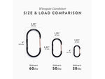 Barebones Wiregate Carabiner Small 3 Pack Black STC-620