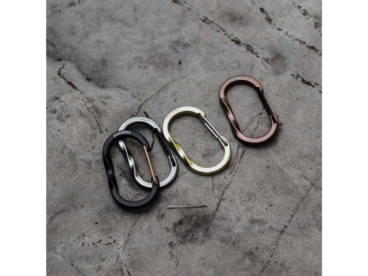 Barebones Wiregate Carabiner Small 3 Pack Black STC-620
