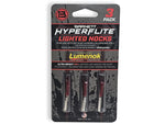 Barnett Hyperflite Lighted Nock 3 Pack Red BAR20058
