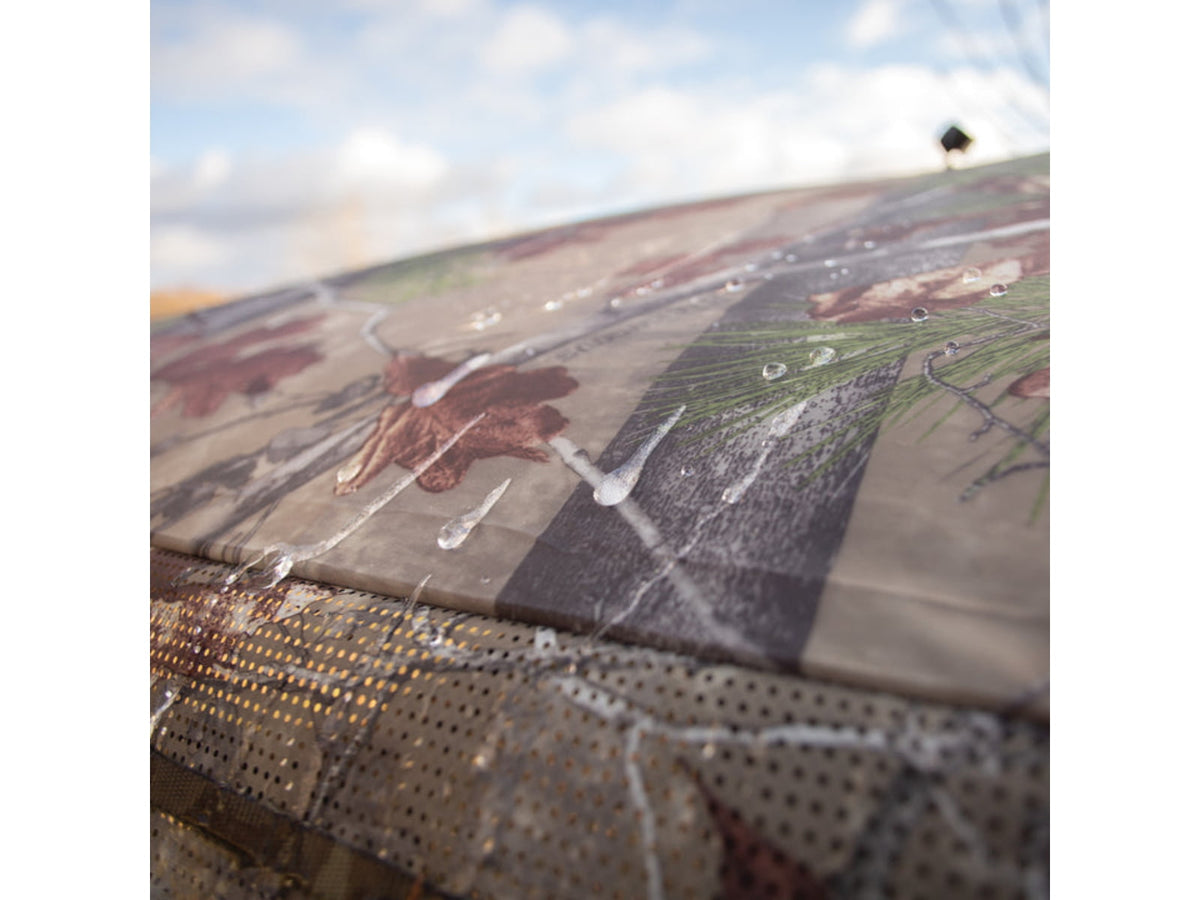 Barronett Blinds Insight See-Through Hunting Blind View-Through Fabric Silent Shooting Windows Bloodtrail Backwoods 68in x 71in x 71in Bloodtrail Backwoods 2-Person NS200BW