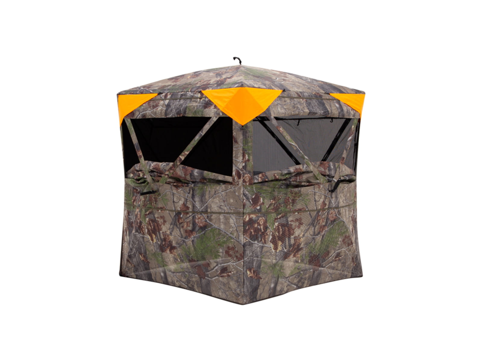 Barronett Blinds Insight See-Through Hunting Blind View-Through Fabric Silent Shooting Windows Bloodtrail Backwoods 68in x 71in x 71in Bloodtrail Backwoods 2-Person NS200BW