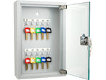 Barska 10 Position Key Cabinet w/Glass DoorGray CB12986