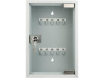 Barska 10 Position Key Cabinet w/Glass DoorGray CB12986