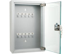 Barska 10 Position Key Cabinet w/Glass DoorGray CB12986