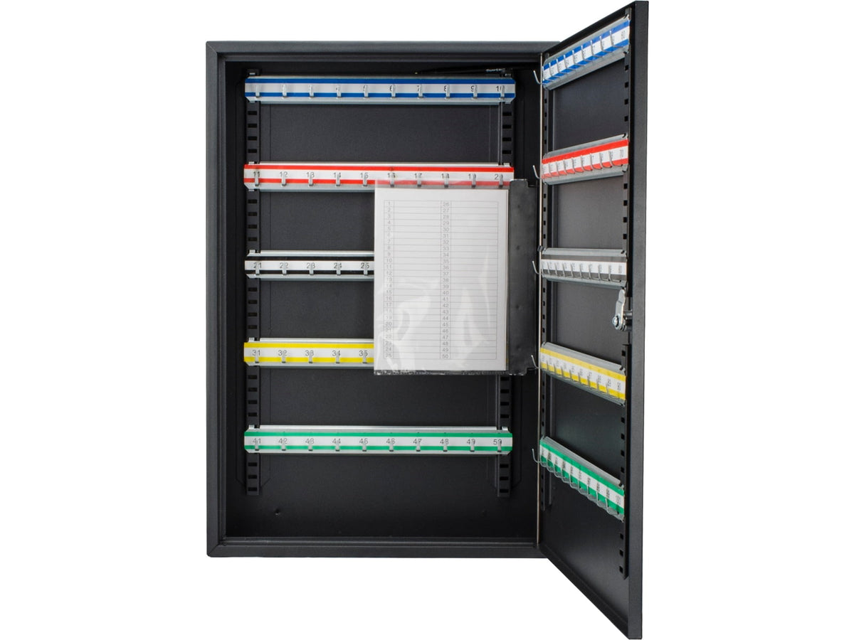 Barska 100 Position Key Cabinet with Key Lock Black Medium CB12964