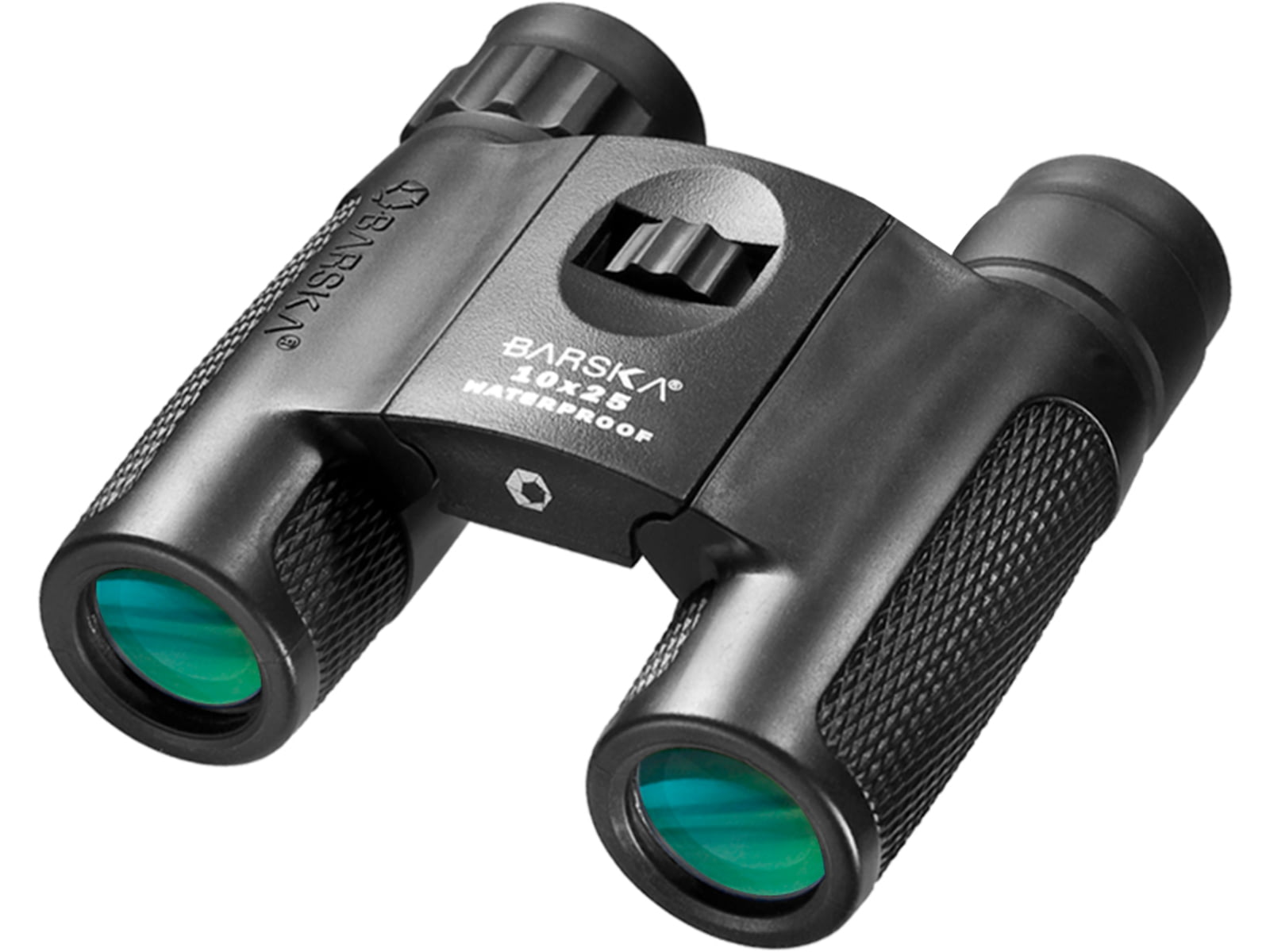 Barska 10x25 WP Blackhawk Compact Bak-4 Green Lens Black AB11844