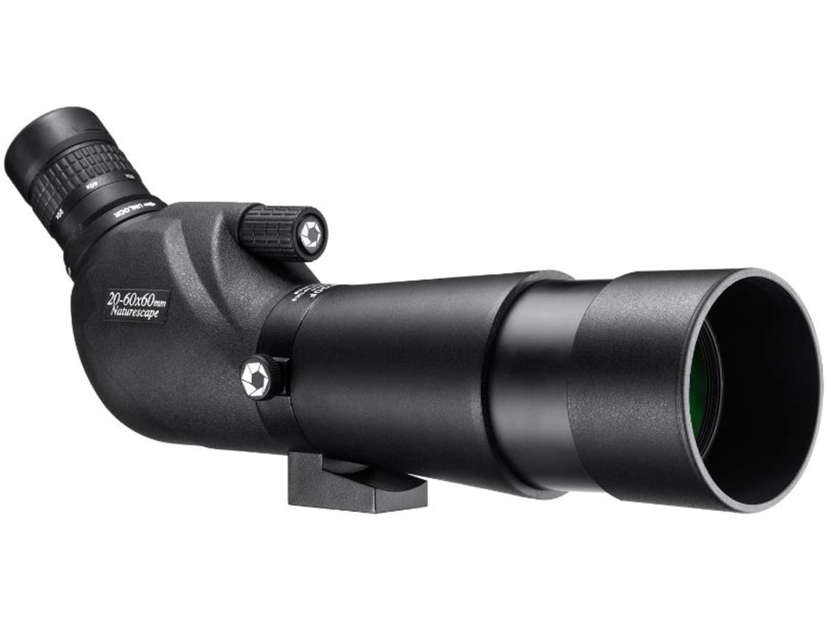 Barska 20-60x60 WP Naturescape Spotting Scope Angled w/Tripod Black AD12684