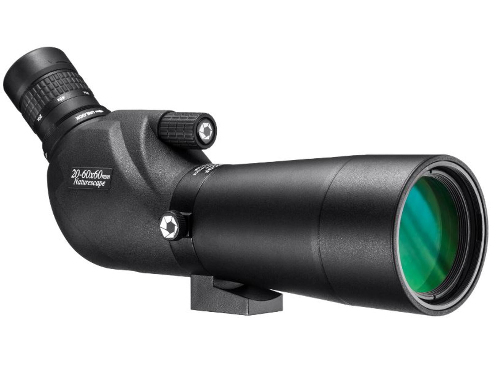 Barska 20-60x60 WP Naturescape Spotting Scope Angled w/Tripod Black AD12684