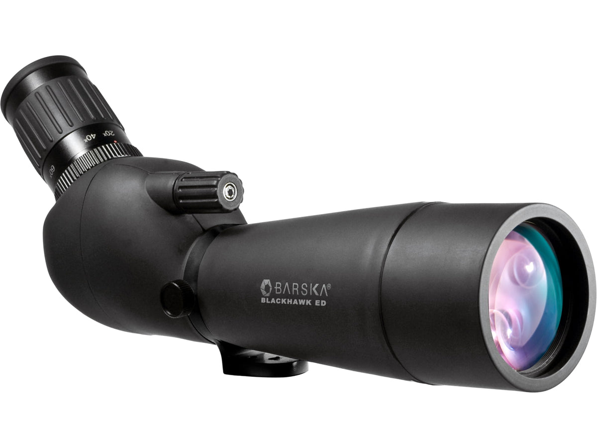 Barska 20-60x60mm Blackhawk ED Spotting Scope Angled Black Medium