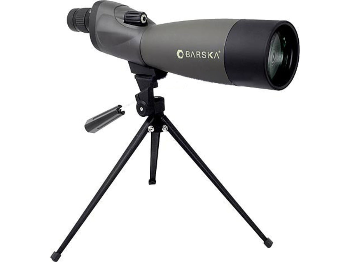 Barska Blackhawk 20-60x70 Waterproof Straight Spotting Scope w/ Tripod Soft & Hard Cases - AD10528