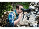 Barska 25-125x88 WP Benchmark Spotting Scope Straight w/ 2 Tripods 2 Cases
