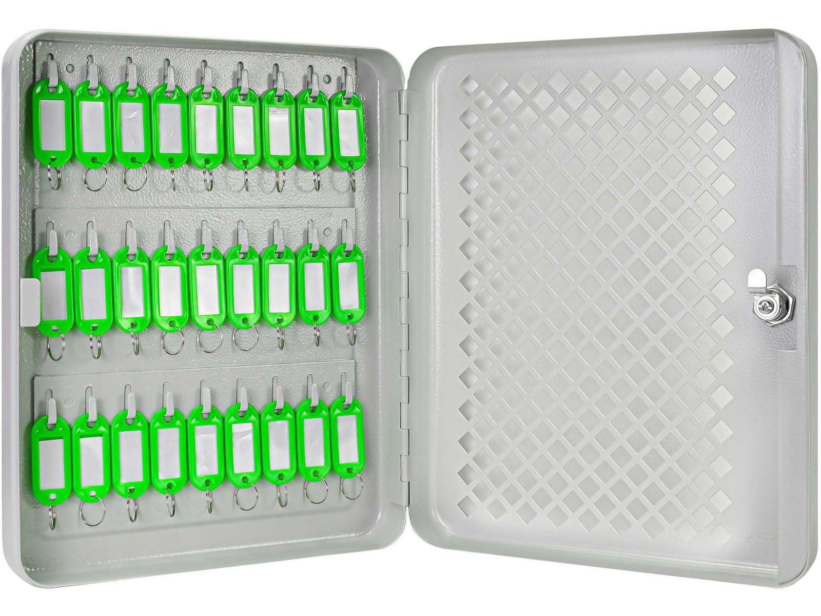 Barska 27 Key Lock Box Green Tags Gray Small CB13756