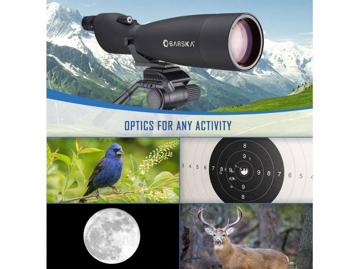 Barska 30-90x90 Colorado Spotting Scope and Deluxe Tripod Combo Set