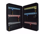 Barska 48 Keys Adjustable Key Lock Box with Combination Lock Black CB13606
