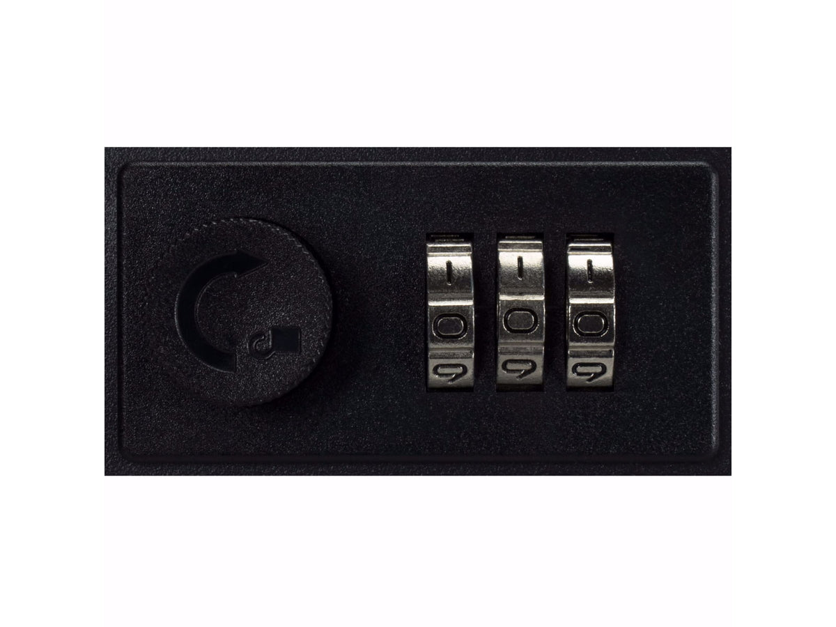 Barska 48 Keys Adjustable Key Lock Box with Combination Lock Black CB13606