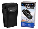 Barska 8X32 Waterproof Level Monocular BK-7 Prism Multi-Coated Black AA12536