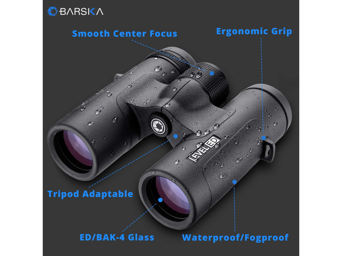 Barska 8x32mm WP Level ED Binoculars Black AB12990