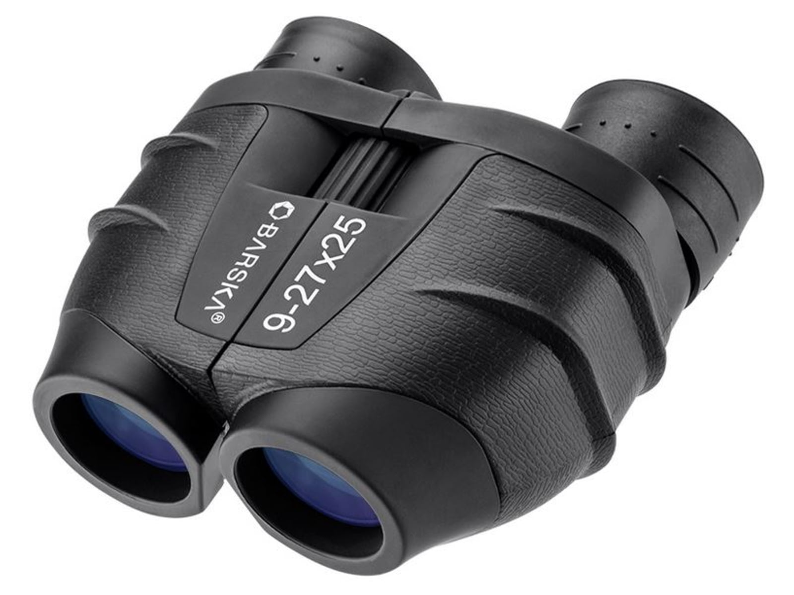 Barska 9-27x25mm Compact Gladiator Zoom Binoculars BK-7 Porro Prism Fully Coated Lens Black AB12542