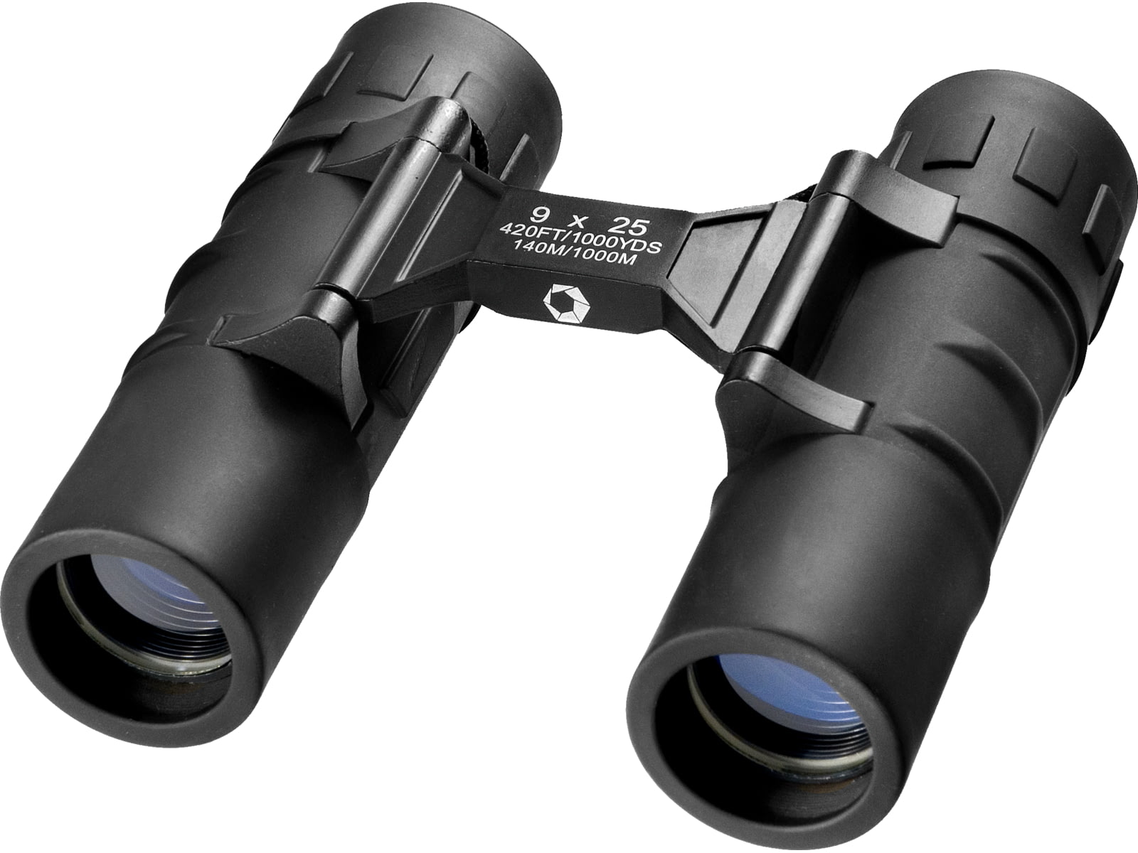 Barska Focus Free 9x25mm Porro Prism Compact Binoculars Black AB10302