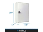 Barska Adjustable Key Cabinet RFID Lock Gray Medium CB13716