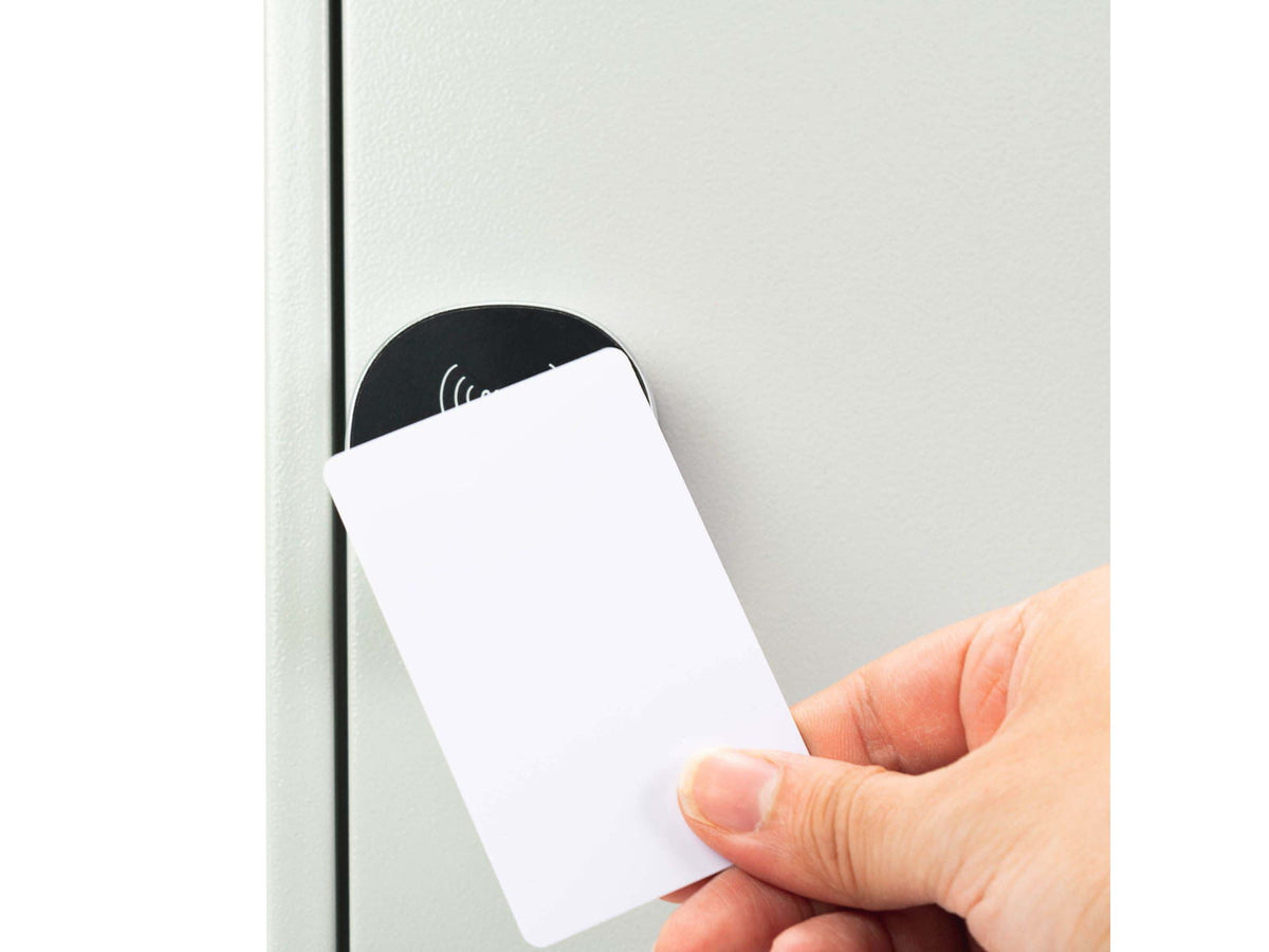 Barska Adjustable Key Cabinet RFID Lock Gray Medium CB13716
