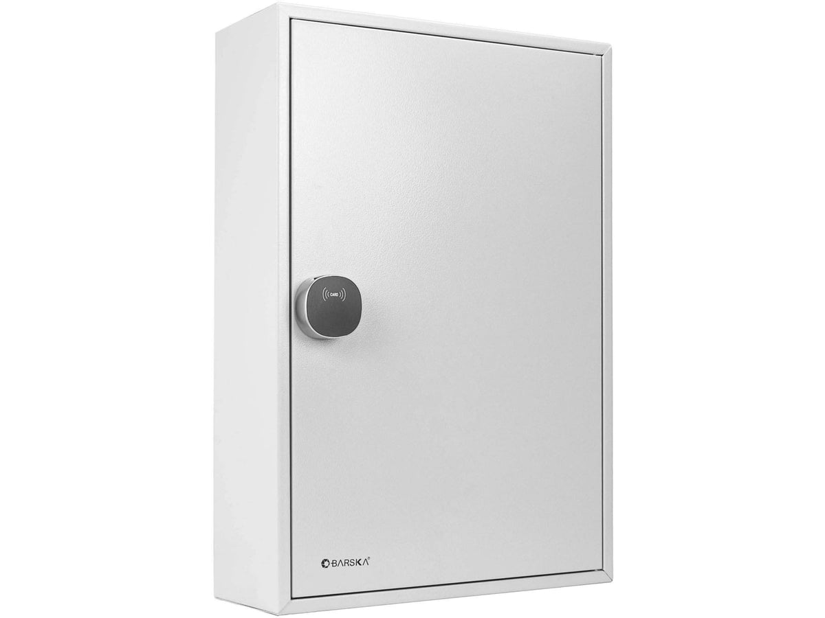 Barska Adjustable Key Cabinet RFID Lock Gray Medium CB13716