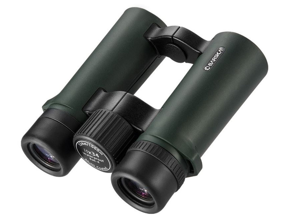 Barska Air View 10x34 WP Binoculars Green AB12524