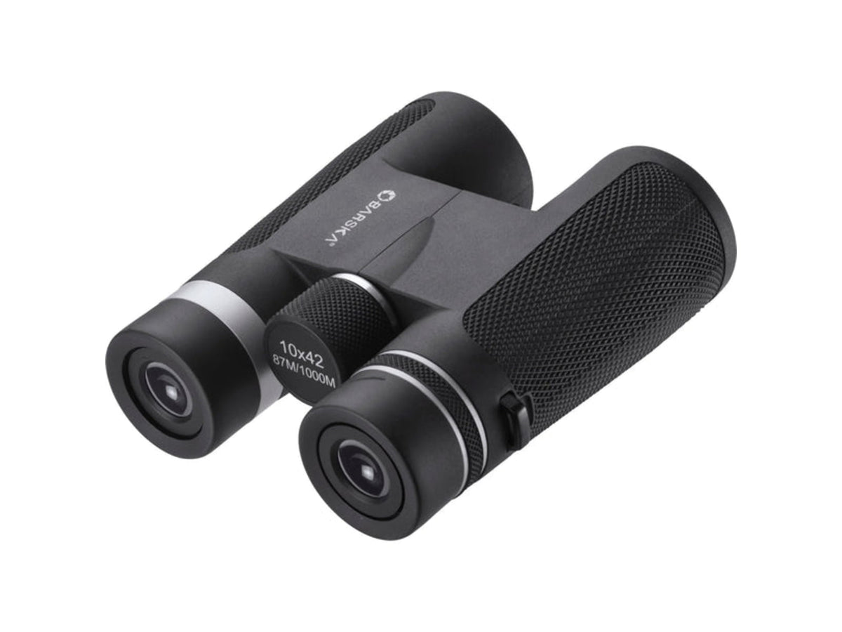 Barska Lucid View Compact 10x42mm Roof Prism Binoculars Black Small AB13336