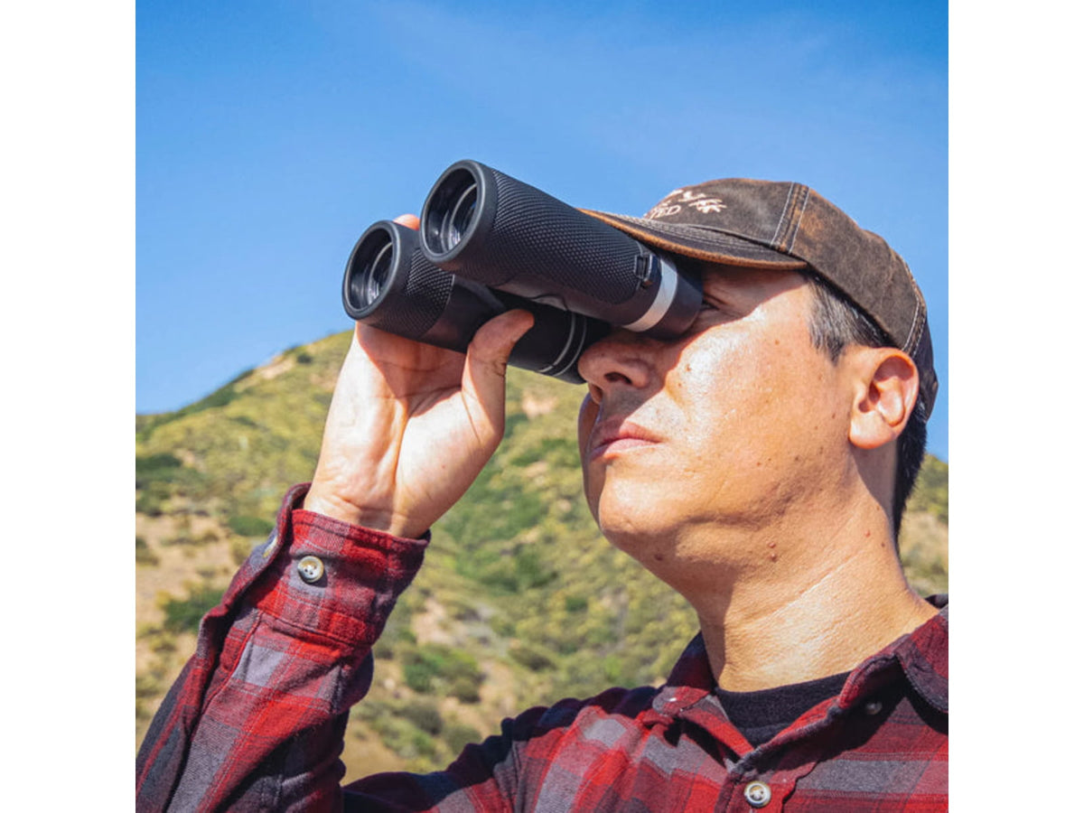 Barska Lucid View Compact 10x42mm Roof Prism Binoculars Black Small AB13336