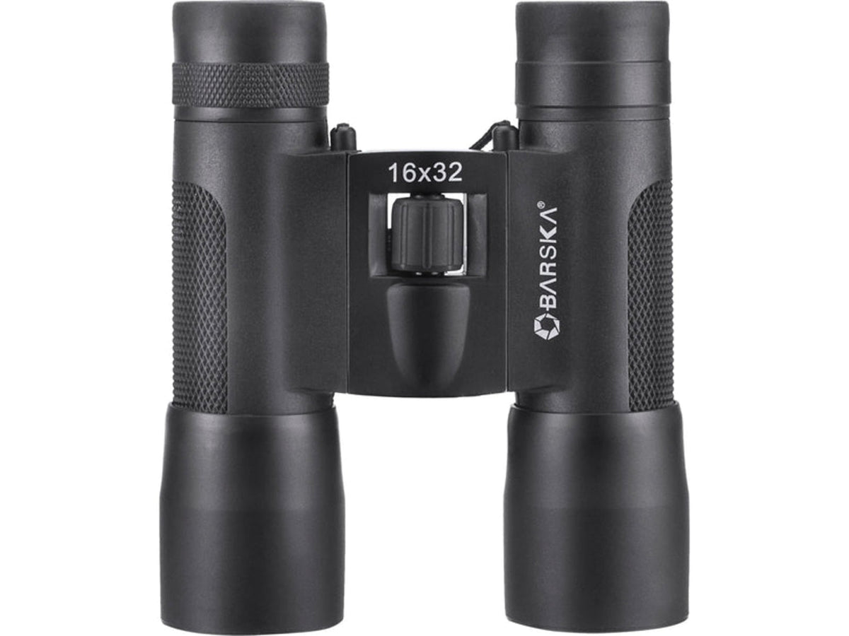 Barska Lucid View Compact 16x32mm Roof Prism Binoculars Black Small AB13345