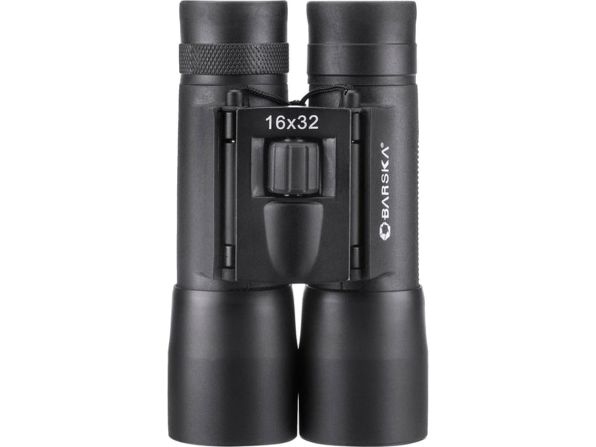Barska Lucid View Compact 16x32mm Roof Prism Binoculars Black Small AB13345
