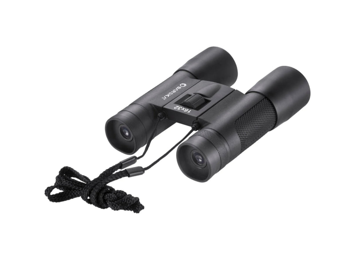 Barska Lucid View Compact 16x32mm Roof Prism Binoculars Black Small AB13345